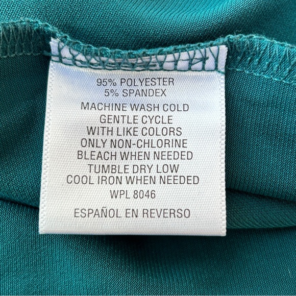 Charter Club Wrap Teal Dress XXL - Picture 6 of 6